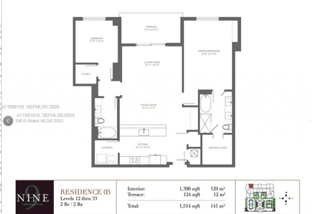 999 SW 1st Ave , Unit 2105, Miami, FL 33130 Photo