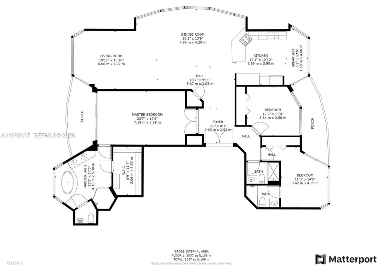 17555 Collins Ave , Unit 2601, Sunny Isles Beach, FL 33160 Photo