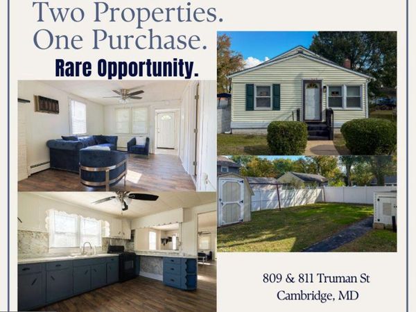 809 TRUMAN STREET , CAMBRIDGE, MD 21613