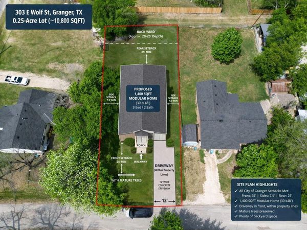 303 E Wolf ST, Granger, TX 76530