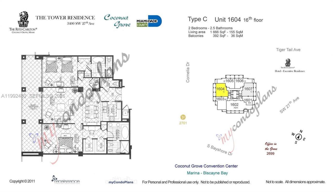 3400 SW 27th Ave, Unit 1604, Coconut Grove, FL 33133 Photo