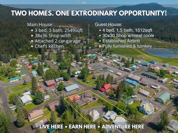 210 & 204 S 2nd St, Elk River, ID 83827