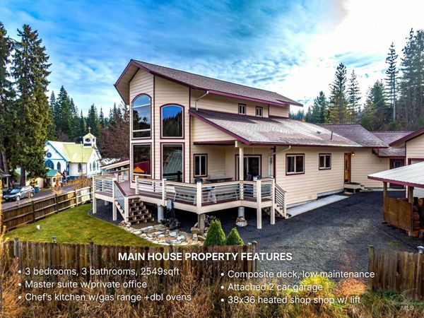 210 & 204 S 2nd St, Elk River, ID 83827