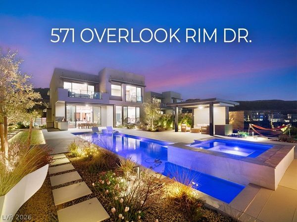 571 Overlook Rim Drive , Henderson, NV 89012