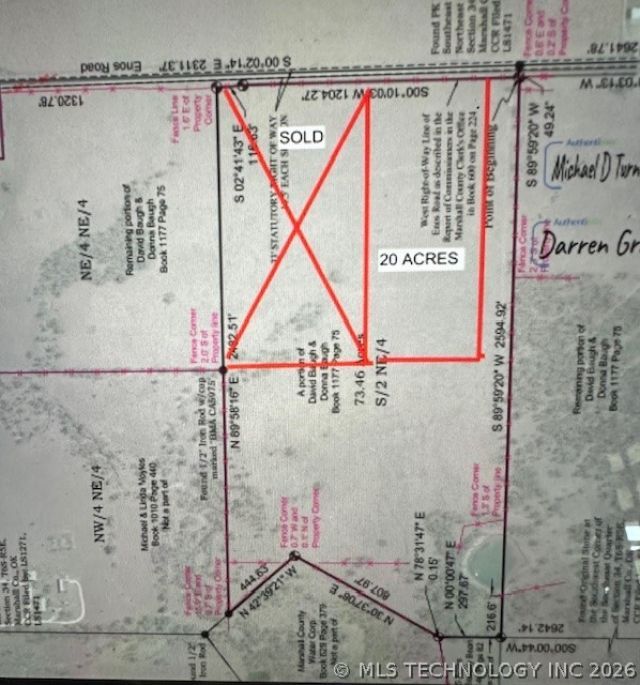 20 Enos Road, Kingston, OK 73439 Main Photo