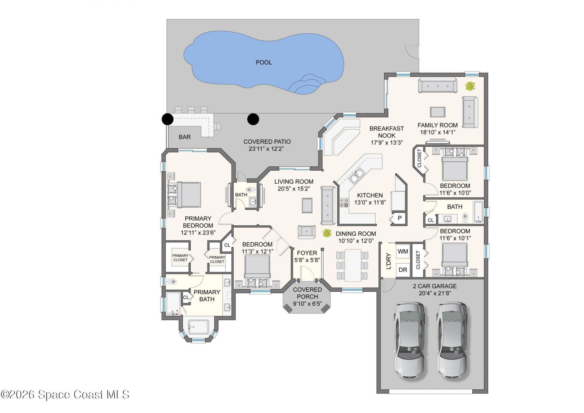 1661 Whitman Drive , Melbourne, FL 32904 Photo