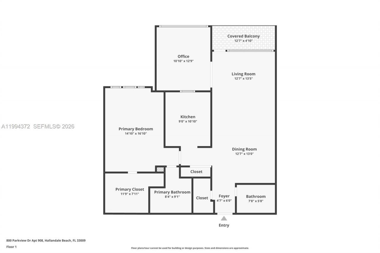 800 Parkview Dr , Unit 908, Hallandale Beach, FL 33009 Photo