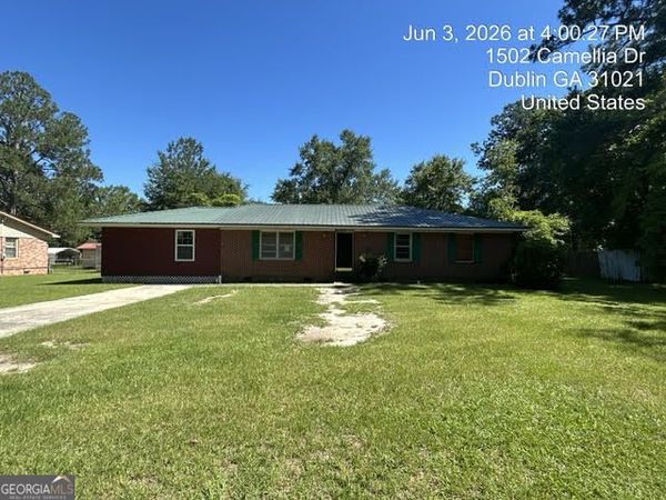 1502 Camellia Drive, Dublin, GA 31021