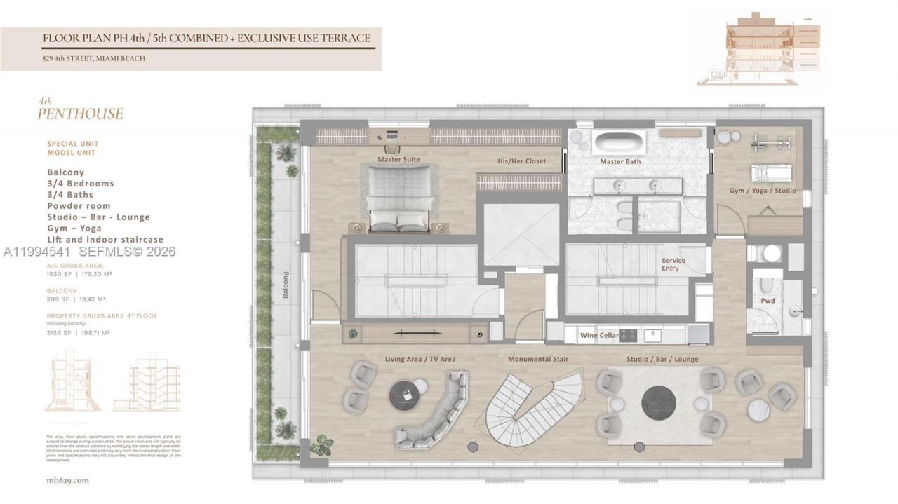 829 4th St , Unit PH 4 & 5, Miami Beach, FL 33139 Photo