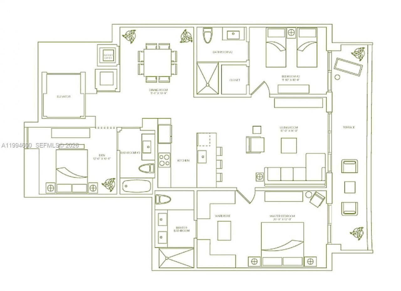 1010 Brickell Av, Unit 4203, Miami, FL 33131 Photo