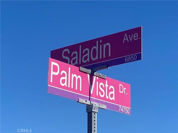 0 Saladin Avenue, 29 Palms, CA 92277