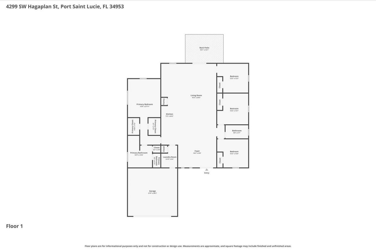 4299 SW Hagaplan Street, Port Saint Lucie, FL 34953 Photo