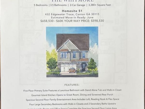 432 Edgewater Chase , Canton, GA 30115