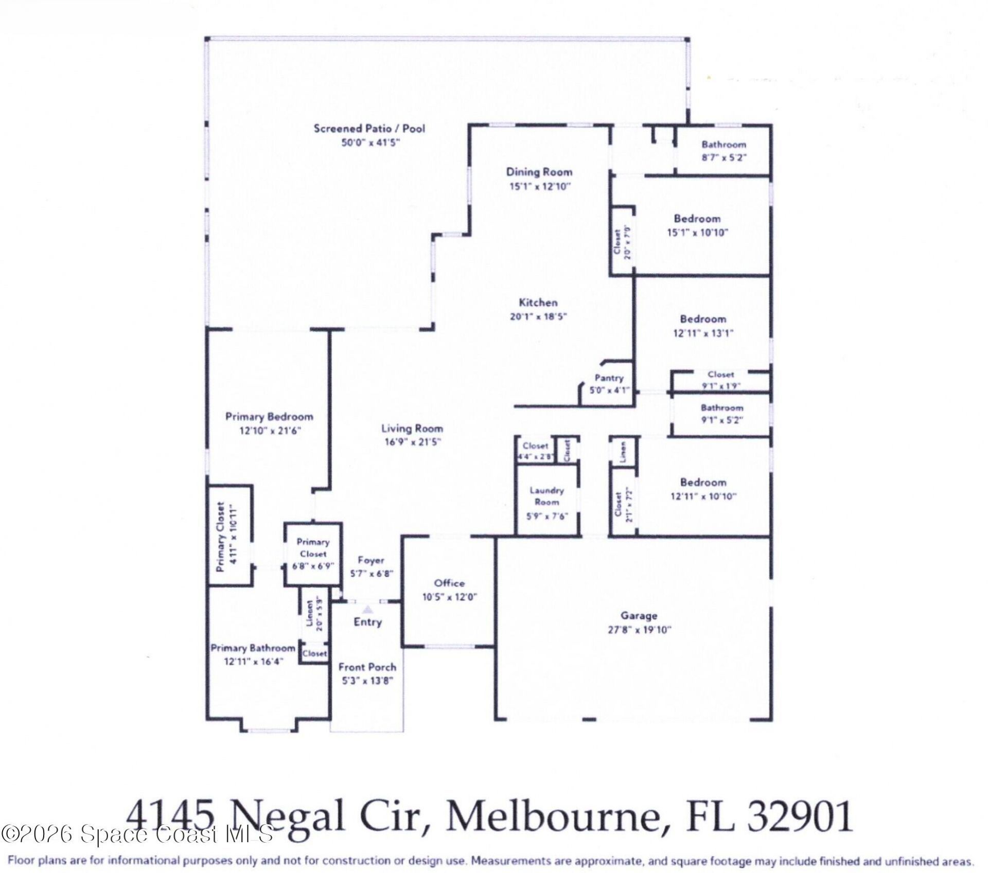 4145 Negal Circle , Melbourne, FL 32901 Photo