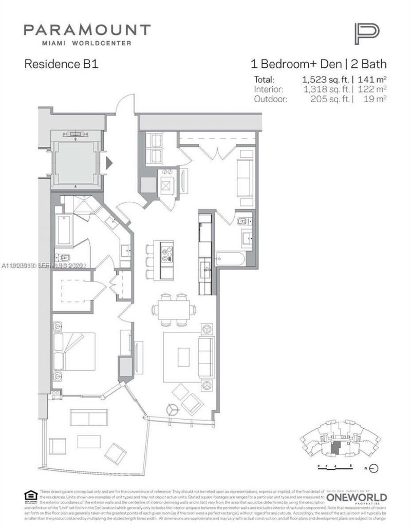 851 NE 1st Ave , Unit 2206, Miami, FL 33132 Photo