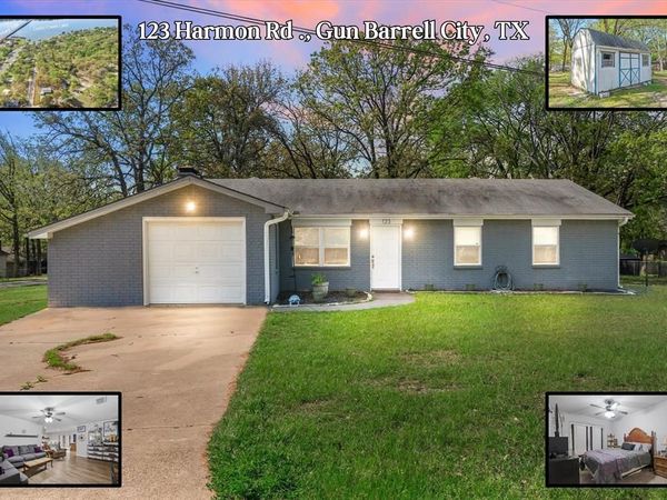 123 Harmon Road, Gun Barrel City, TX 75156