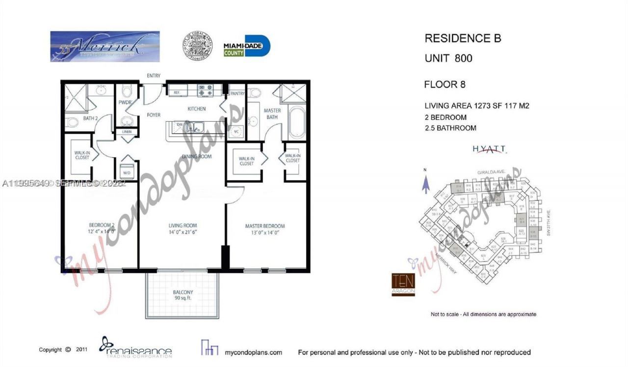 55 Merrick Way, Unit 800, Coral Gables, FL 33134 Photo