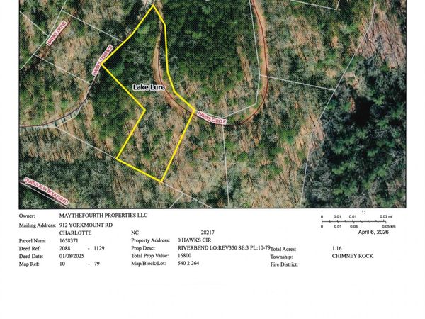 0 Hawks Circle, Lake Lure, NC 28746