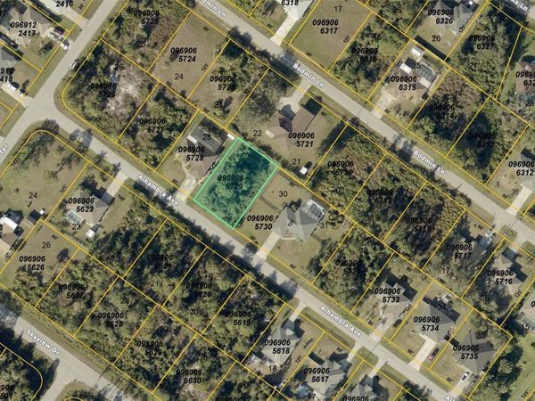 Lot 29 ALHAMBRA AVENUE , NORTH PORT, FL 34291