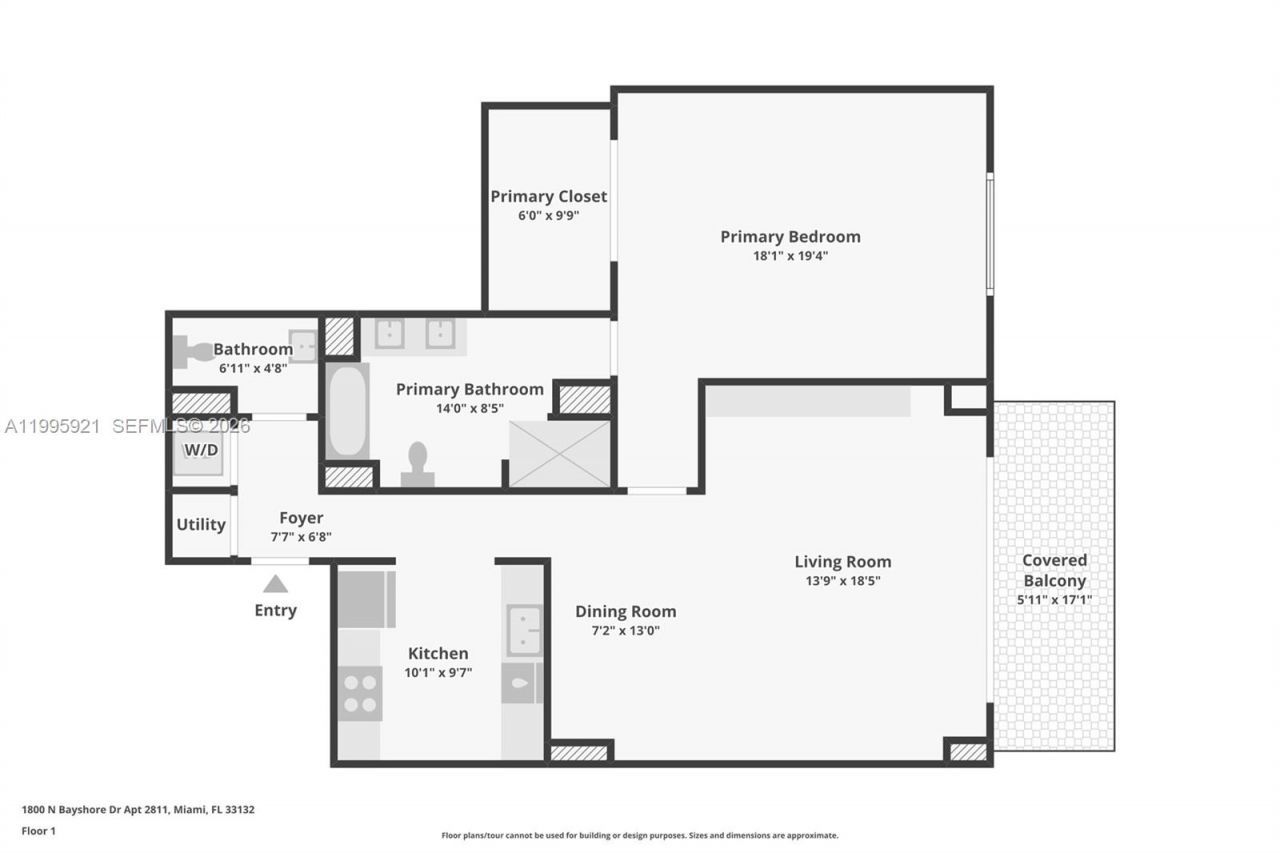 1800 N Bayshore Dr, Unit 2811, Miami, FL 33132 Photo