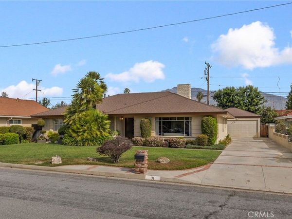 71 W Santa Anita Terrace, Arcadia, CA 91007