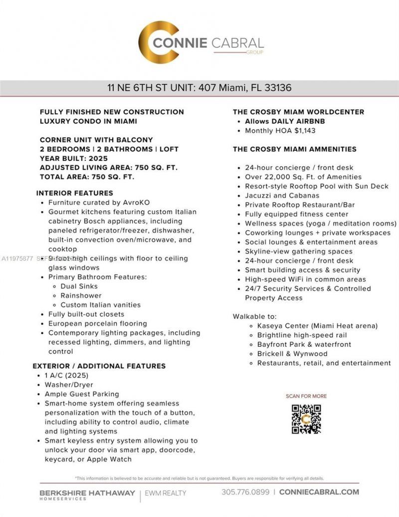 11 NE 6th St, Unit 407, Miami, FL 33132 Photo