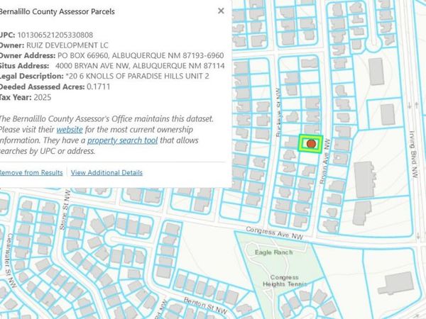 4000 Bryan Avenue NW, Albuquerque, NM 87114