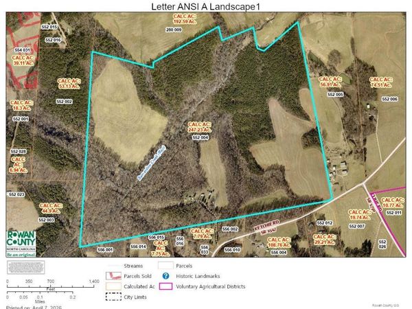 00 Ketchie Road , Mt Ulla, NC 28125