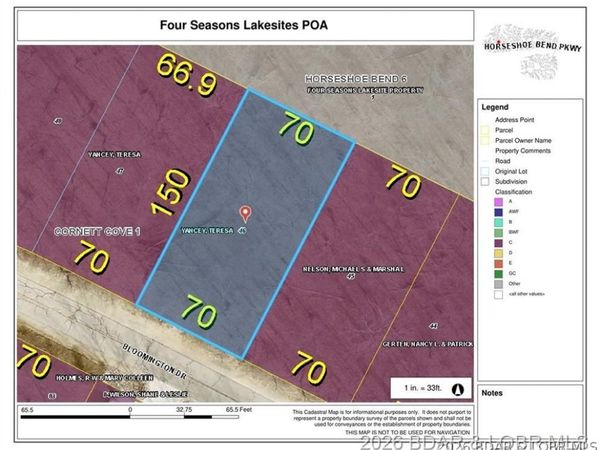 TBD LOT 46 BLOOMINGTON Drive, Four Seasons, MO 65049