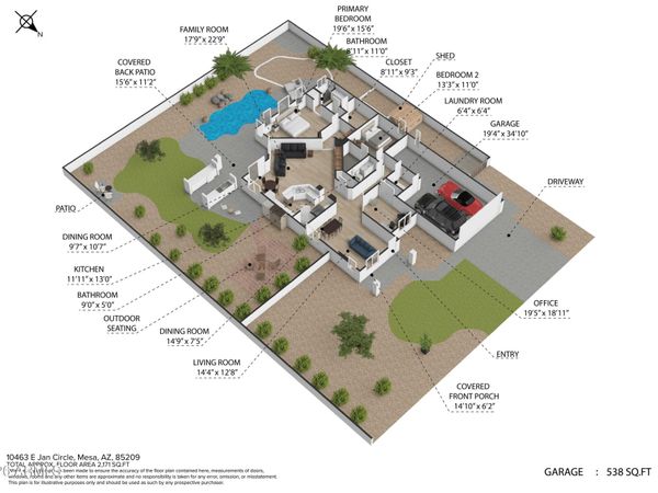 10463 E JAN Circle, Mesa, AZ 85209