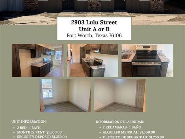 2903 Lulu Street, Fort Worth, TX 76106