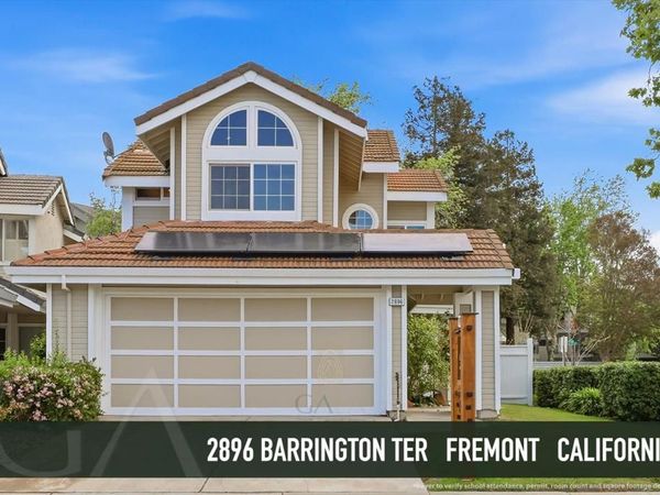 2896 Barrington Terrace, Fremont, CA 94536