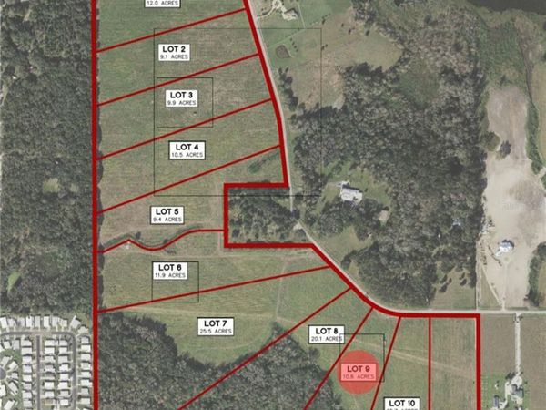 BAYHEAD ROAD , Unit Lot 9, DADE CITY, FL 33523