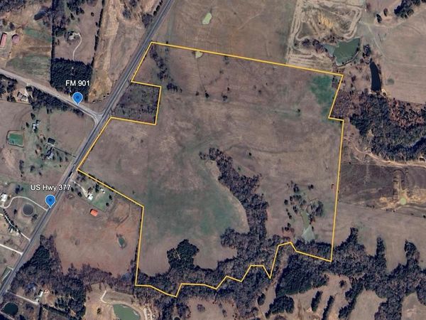 106 Acres US Highway 377 , Gordonville, TX 76245