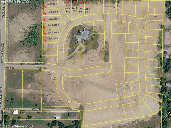 Blk1, Lt 1 -4 & Blk 4 Lts 4-9 Highlands at Bodie C, Priest River, ID 83856