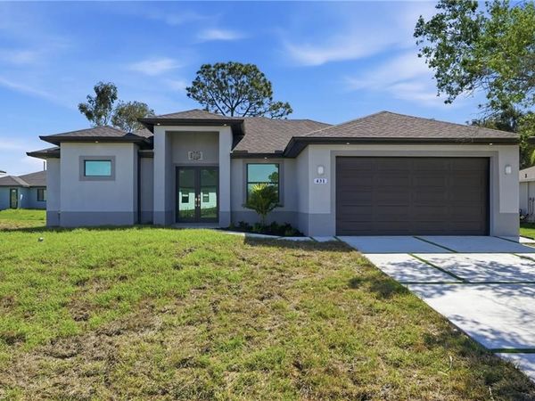 431 Palmyra AVE , LEHIGH ACRES, FL 33974