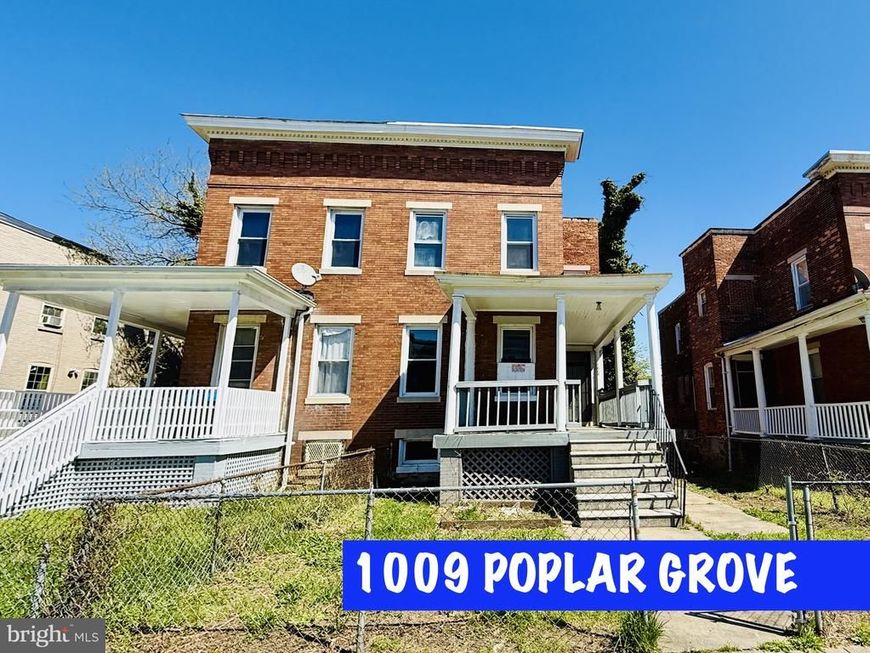1009 Poplar Grove Street , Baltimore, MD 21216 Main Photo