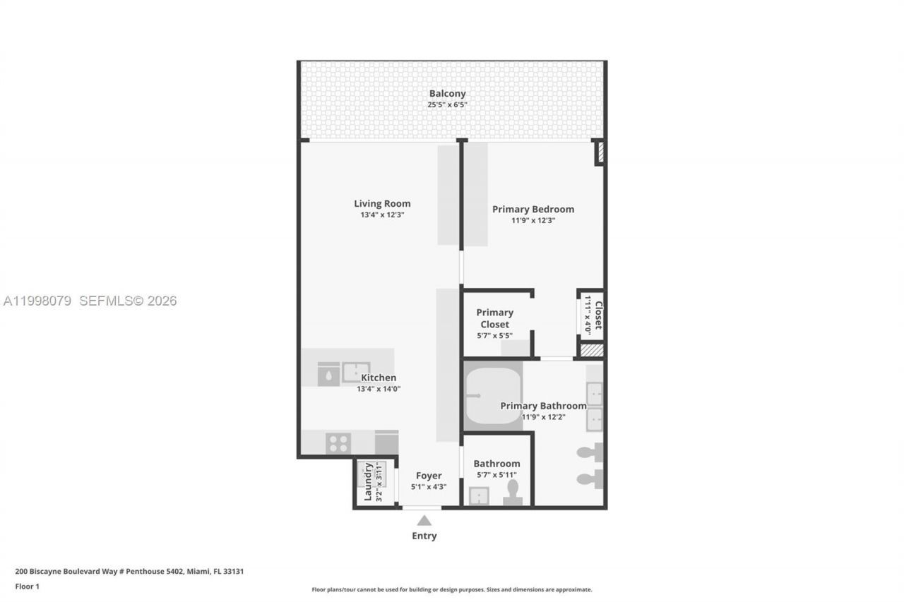 200 Biscayne Boulevard Way, Unit 3113, Miami, FL 33131 Photo