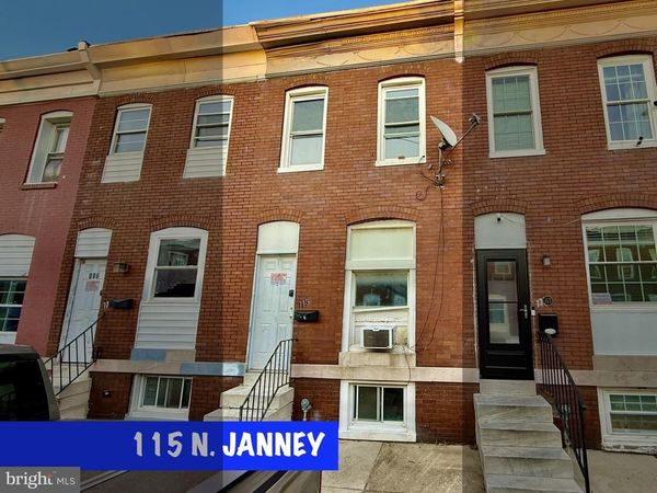 115 N JANNEY STREET , BALTIMORE, MD 21224