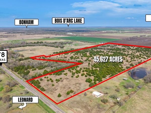 45.62 Acres S HWY 78, Bonham, TX 75418