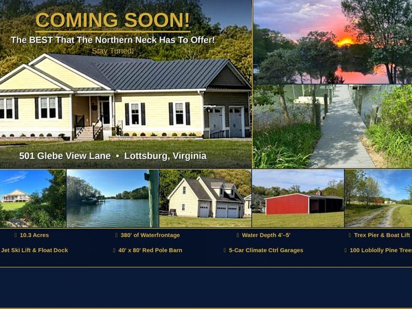 501 GLEBE VIEW LANE, LOTTSBURG, VA 22511