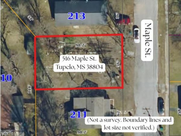 6 Lots in Mill Village, Tupelo, MS 38804