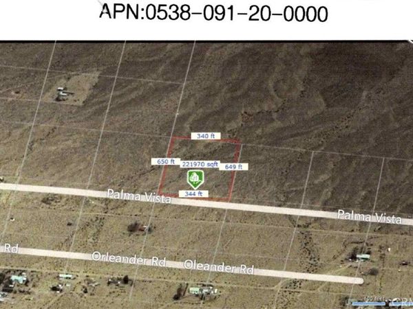 0 Palm Vista, Yermo, CA 92398