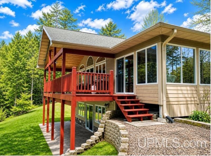 5845 W Straits Lake Road, Inwood Twp, MI 49895 Main Photo