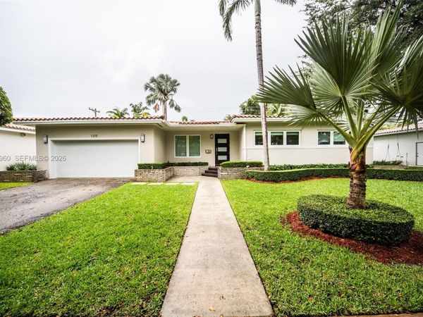 1315 San Ignacio Ave , Coral Gables, FL 33146