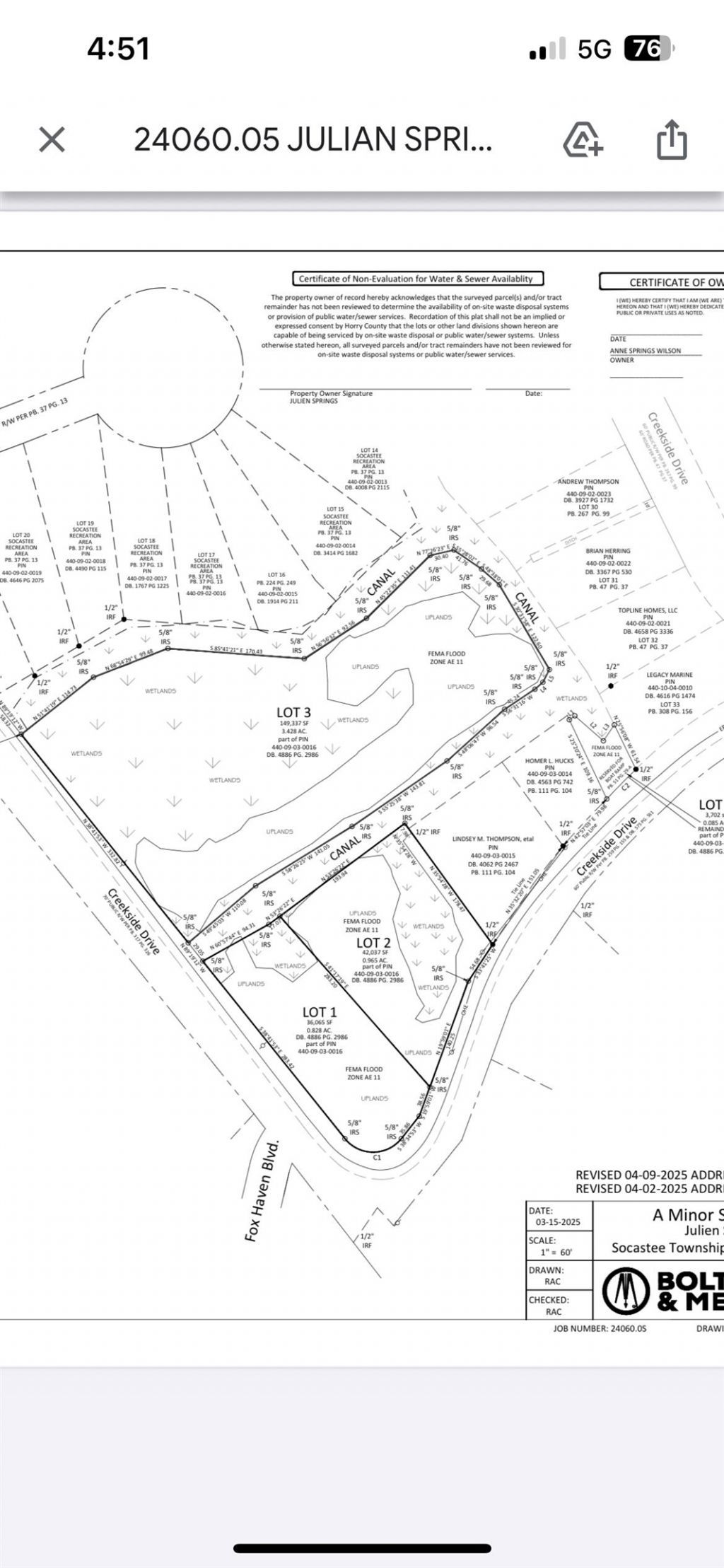 Tbd Creekside Dr. Photo 8