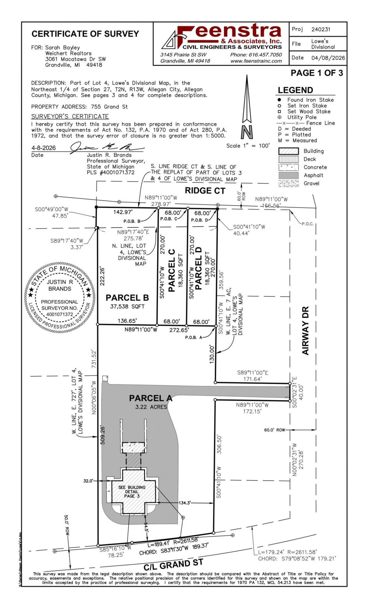 Vl Lot C Ridge Court, Allegan, MI 49010 Main Photo