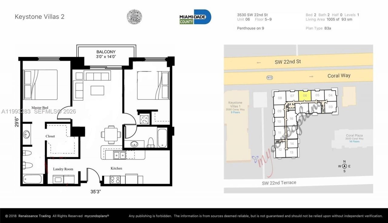 3530 SW 22nd St, Unit 706, Miami, FL 33145 Photo