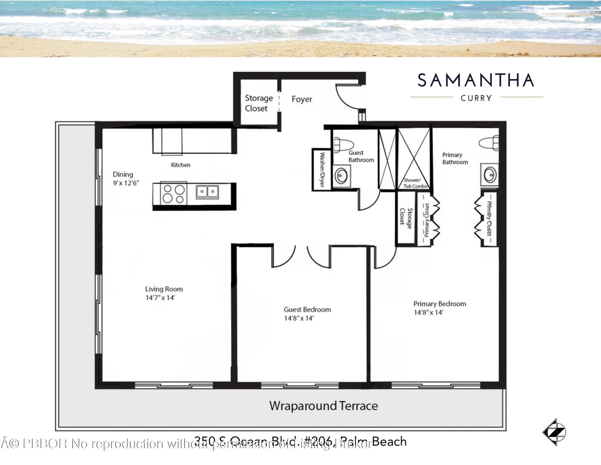 350 S Ocean Boulevard, Unit 206, Palm Beach, FL 33480 Photo