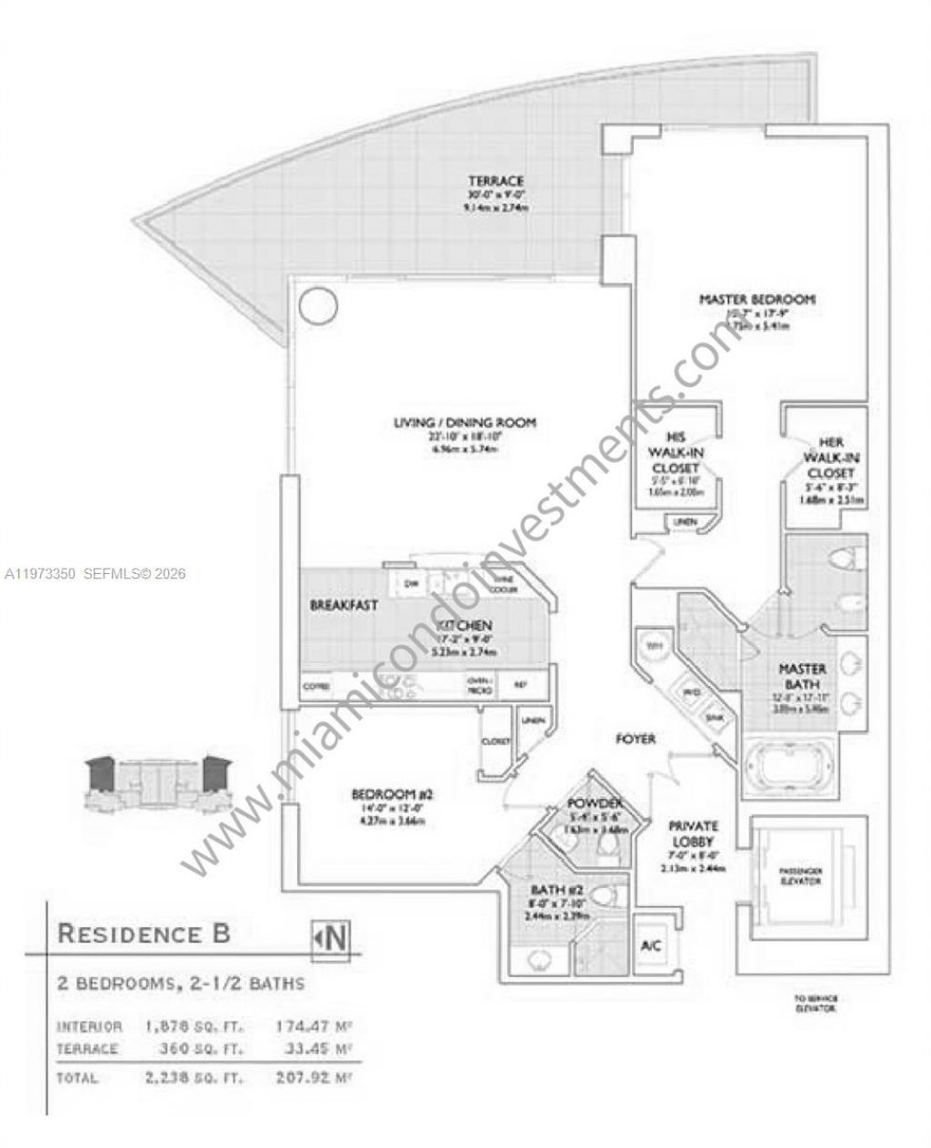 1331 Brickell Bay Dr, Unit 1801, Miami, FL 33131 Photo